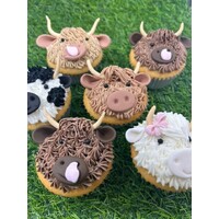 29/11/24 Friday Night Highland Cow Cupcakes