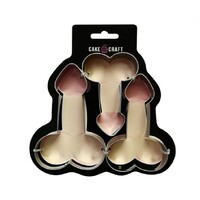 3-Piece Penis Cookie Cutter Set