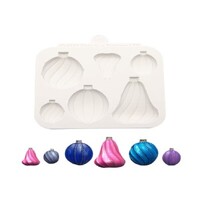 Bauble Swirl Silicone Mould