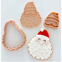 LBD010 Santa Stamp and Cutter Set (Little Biskut)