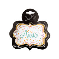 Coo Kie NAME PLAQUE Cookie Cutter