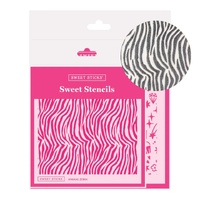 Animal Zebra Sweet Stencil