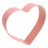 HEART COOKIE CUTTER 10CM - PINK